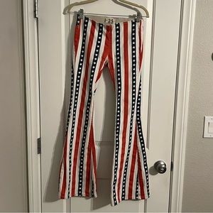 Free People American Stripes Jeans
